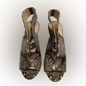Jessica Simpson snakeskin heels